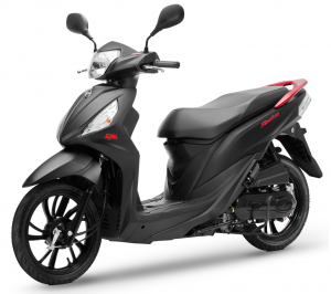 Xe Máy Sym Shark 50cc FI màu Đen Nhám