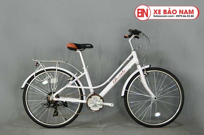 Xe đạp mini Battle màu trắng