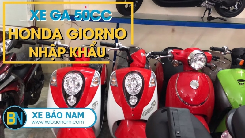 Xe ga 50cc Honda Giorno Nhập Khẩu đời mới nhất giá gần 70 triệu