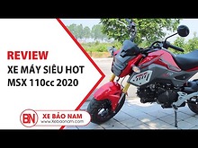 Đánh Giá Xe Máy MSX 110cc Mới Nhất Kiểu Dáng Honda MSX 125cc | Xe Bảo Nam