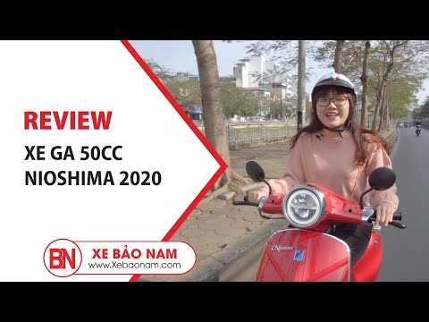 Review Xe ga 50cc Nio S 2020 Nioshima Học sinh ▶ Giá 19.900.000đ - Không cần bằng lái - Thời trang