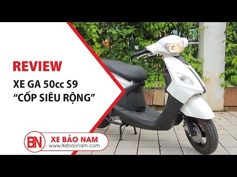 Xe ga 50cc S9 xe ga học sinh lựa chọn cốp rộng giá 19.500.000đ